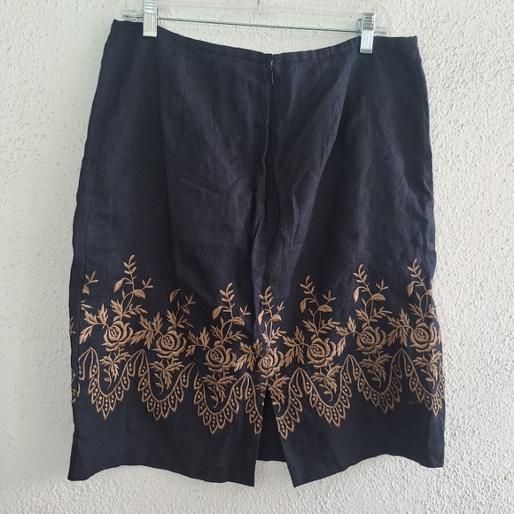 😁KAREN KANE Flower Embroidery Skirt - Picture 2 of 6